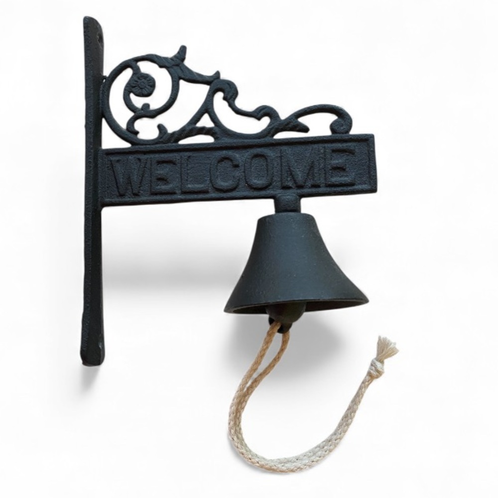 Cast Iron Wall Mount Welcome Bell 🔔